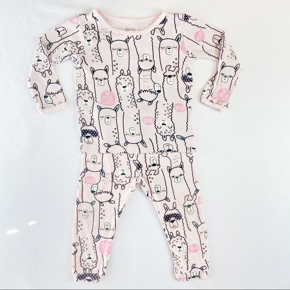 Carter’s llama long sleeve pajama set
